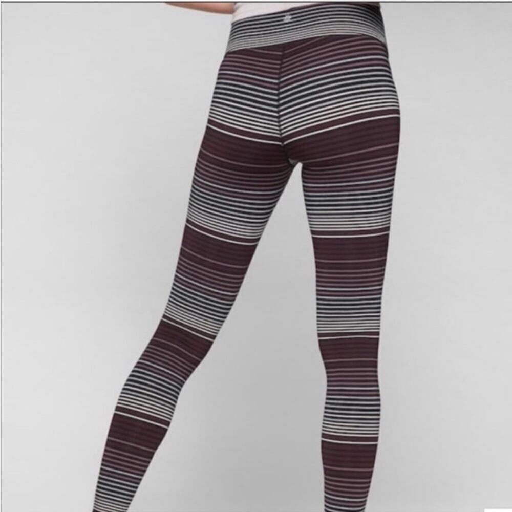 Athleta Expanse Stripe High Rise Chaturanga Leggings- Like new - Picture 2 of 6